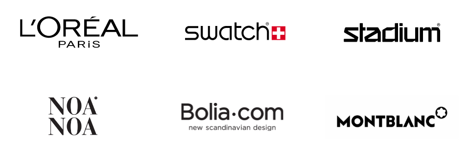 Retail and e-commerce logos