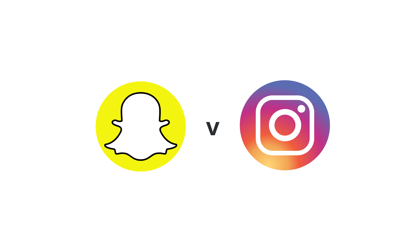 Snapchat and Instagram